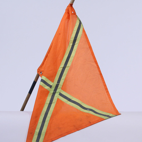 Drapeau de sécurité avec fanion orange Croozer