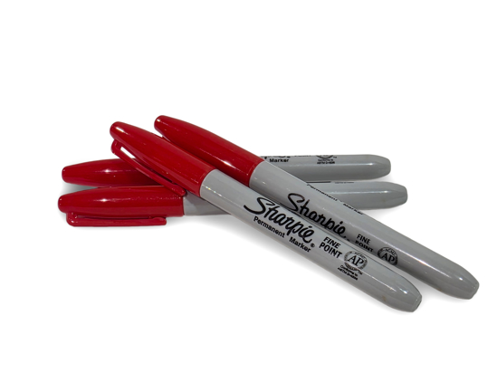 Image sur Sharpie Rouge